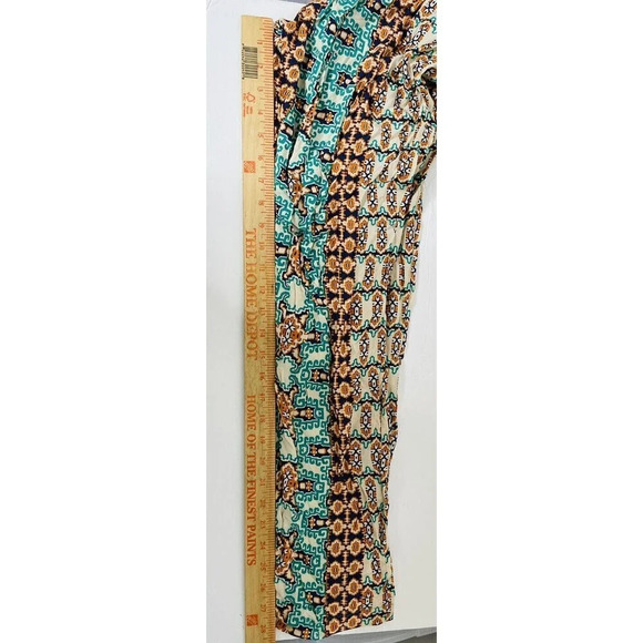 Gypsy 05 Global Village Mosaic Rayon Pants Geometric Boho Hippie Size S - Picture 10 of 11